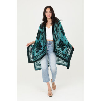 Angie Angie Burnout Velvet Kimono (X2CH6)