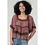 Angie Angie Crochet Trim Top (C2D59)
