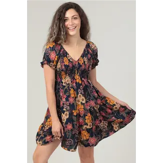 Angie Angie Floral Print Dress (C4507)