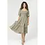 Angie Angie LS Slit Smocked Maxi Dress(C4K53)