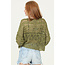Angie Angie Open Knit Pullover V-Neck (XHS52)