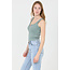Angie Angie Rib Knit Notch Neck Tank (X2DF9)