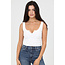 Angie Angie Rib Knit Notch Neck Tank (X2DF9)
