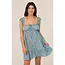 Angie Angie Ruffle Cap Sleeve Tiered Short Dress (C4K27)