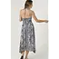 Angie Angie Spag Strap Halter Maxi Dress With Center Front Slit (C4N00)
