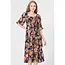 Angie Angie Sq Neck Smocked Maxi Dress(C4J93)
