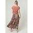 Angie Angie Swiss Dot Skirt With A Tier And Slit (B6B26)