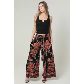 Angie Angie Tie Waist Crochet Tier Pant (25T18)
