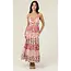 Angie Angie Tiered  Keyhole Maxi (C4B97)