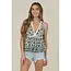 Angie Multi Tie Back Lace Trim Top (C2D12)