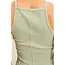 Double Zero Double Zero High Neck Ribbed Tank (DZ26C105)